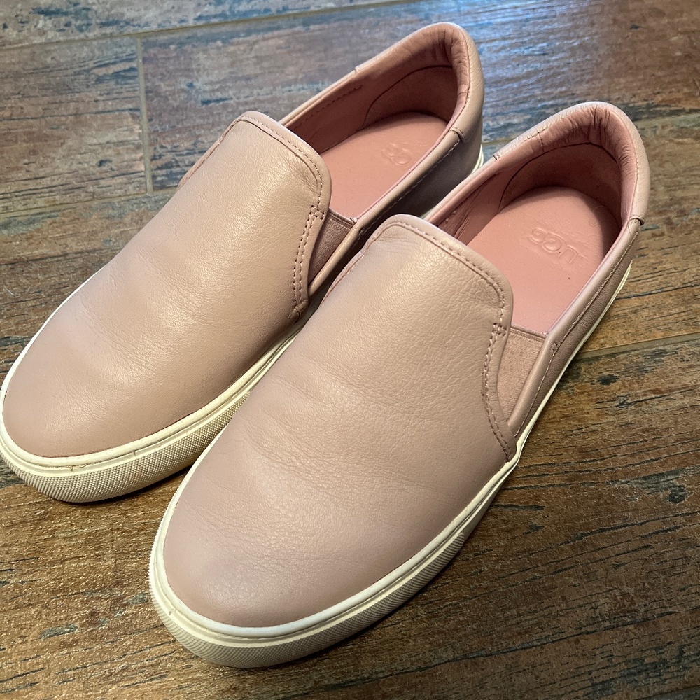 Ugg leather boat shoes
